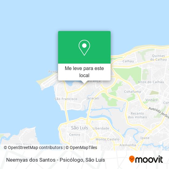 Neemyas dos Santos - Psicólogo mapa