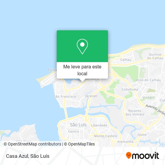 Casa Azul mapa