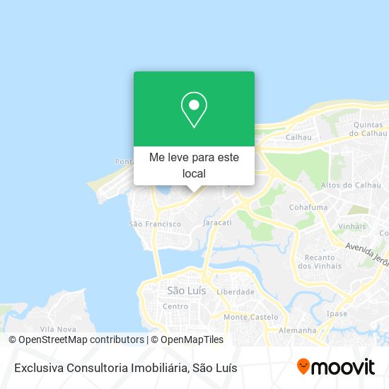 Exclusiva Consultoria Imobiliária mapa
