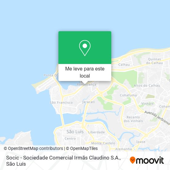 Socic - Sociedade Comercial Irmãs Claudino S.A. mapa