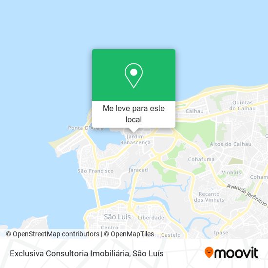 Exclusiva Consultoria Imobiliária mapa