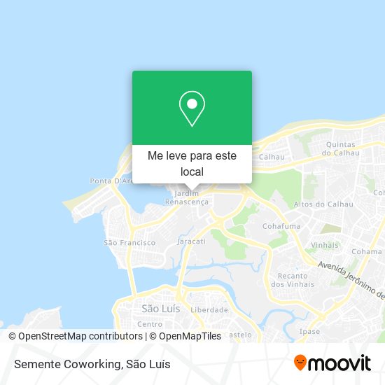 Semente Coworking mapa