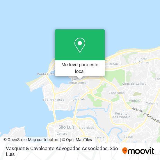 Vasquez & Cavalcante Advogadas Associadas mapa