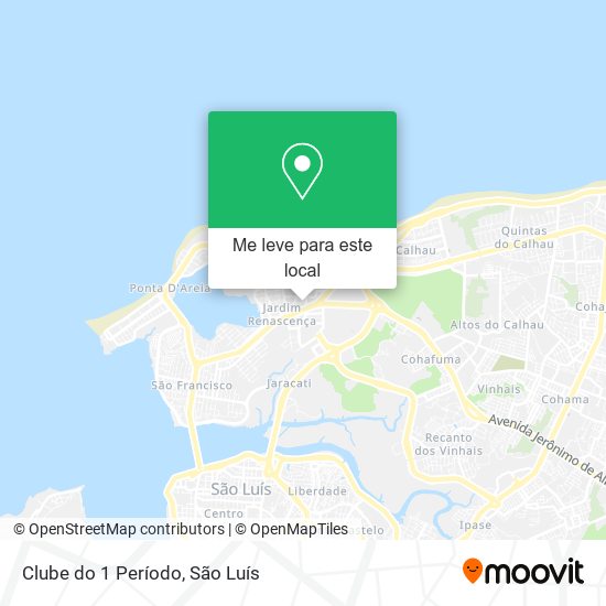 Clube do 1 Período mapa