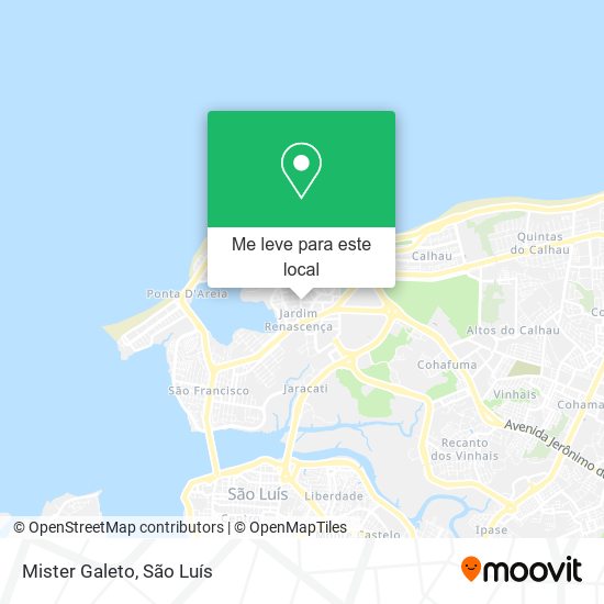 Mister Galeto mapa