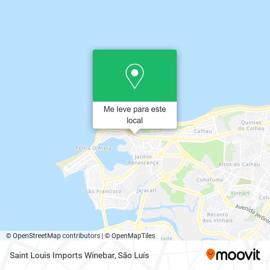 Saint Louis Imports Winebar mapa