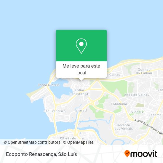 Ecoponto Renascença mapa