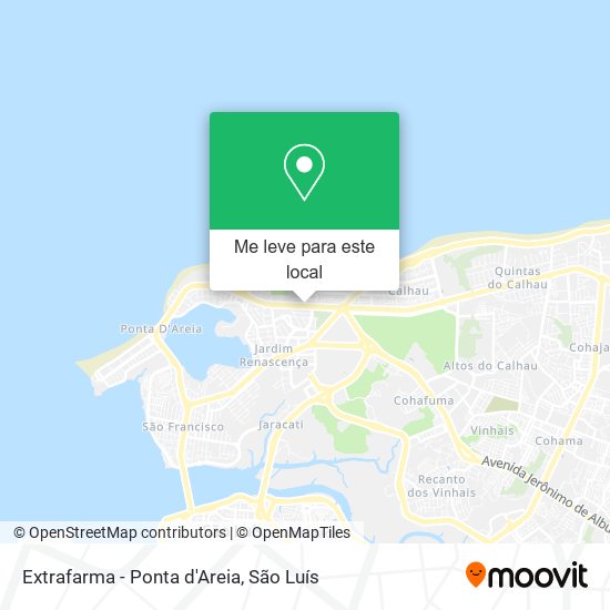 Extrafarma - Ponta d'Areia mapa