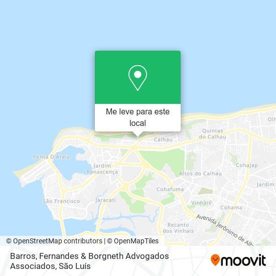 Barros, Fernandes & Borgneth Advogados Associados mapa