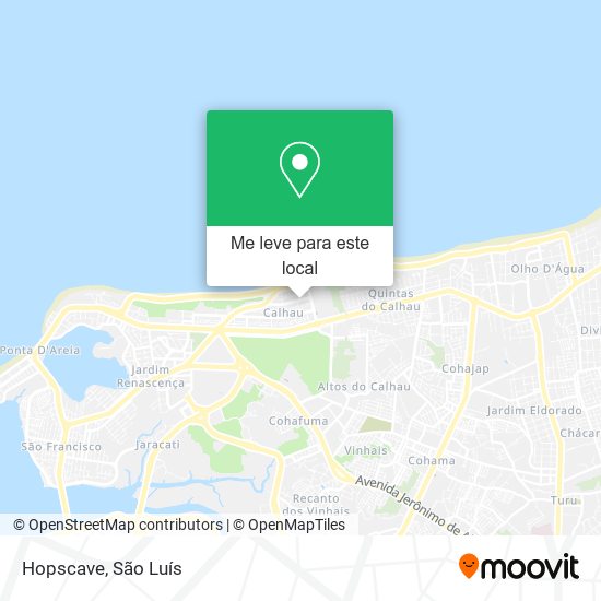 Hopscave mapa