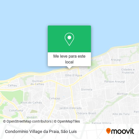 Condomínio Village da Praia mapa