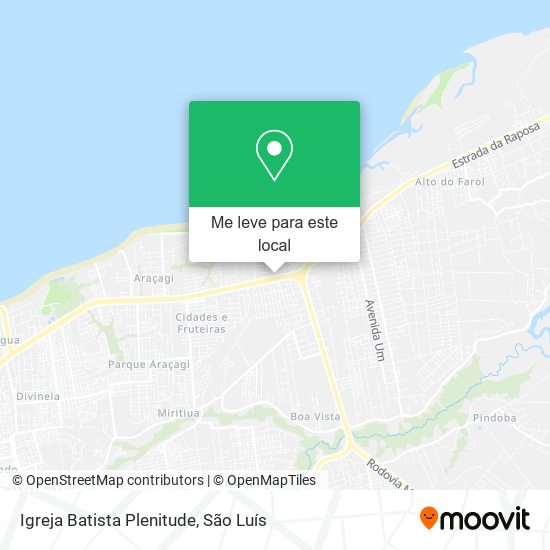 Igreja Batista Plenitude mapa
