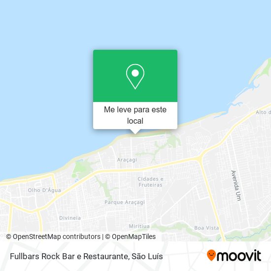 Fullbars Rock Bar e Restaurante mapa