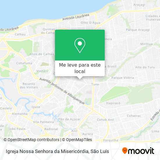 Igreja Nossa Senhora da Misericórdia mapa