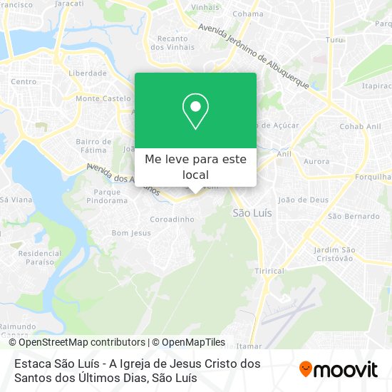 Estaca São Luís - A Igreja de Jesus Cristo dos Santos dos Últimos Dias mapa