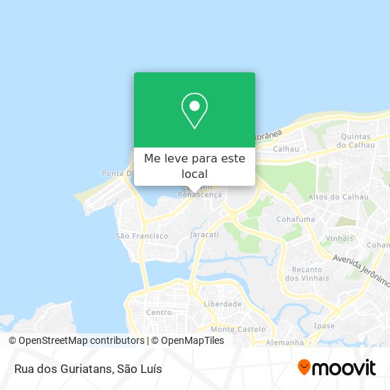 Rua dos Guriatans mapa