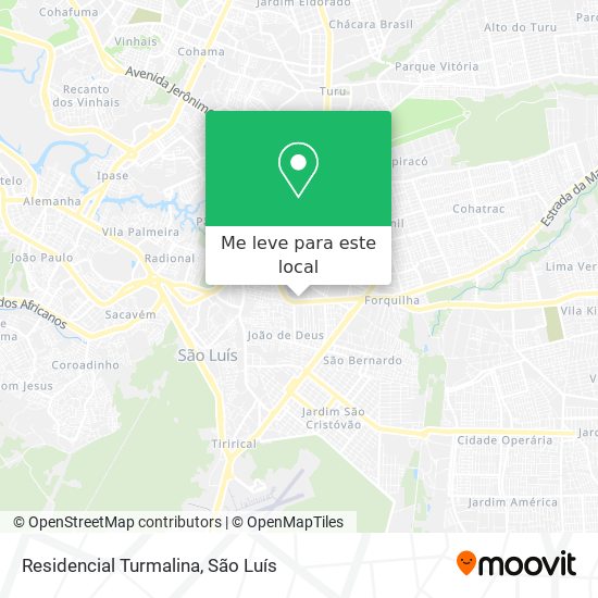 Residencial Turmalina mapa