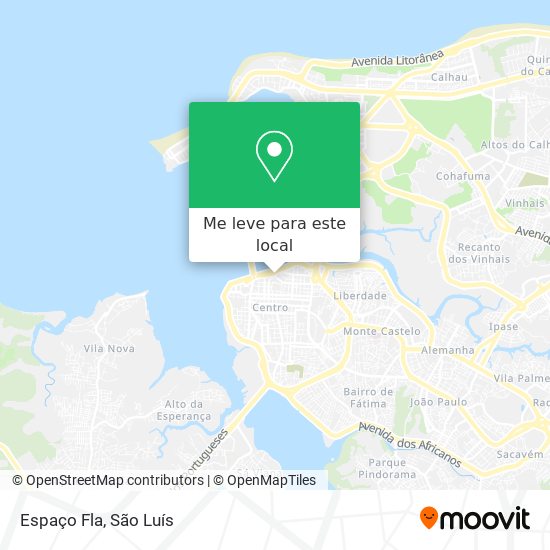 Espaço Fla mapa