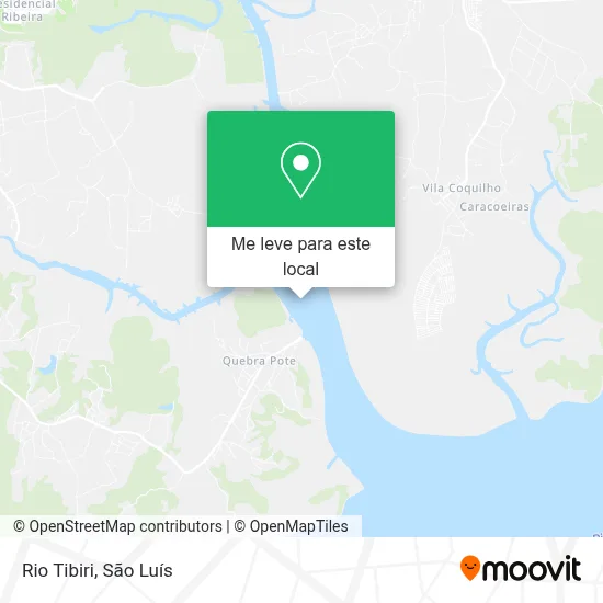 Rio Tibiri mapa