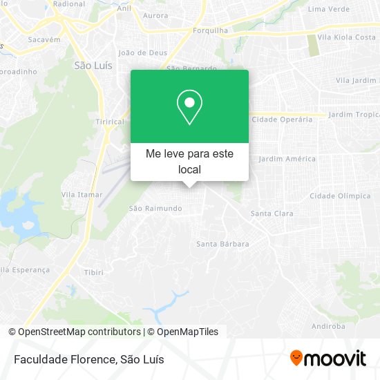 Faculdade Florence mapa