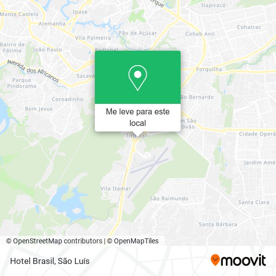 Hotel Brasil mapa