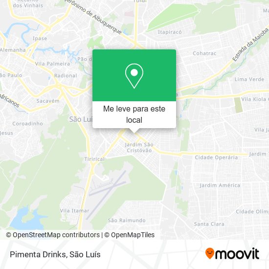 Pimenta Drinks mapa