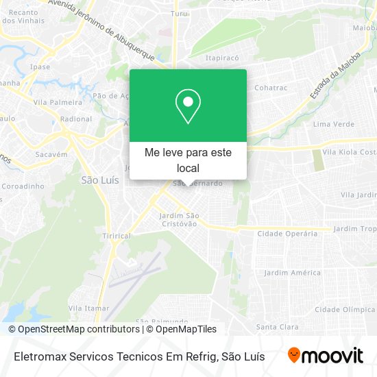 Eletromax Servicos Tecnicos Em Refrig mapa