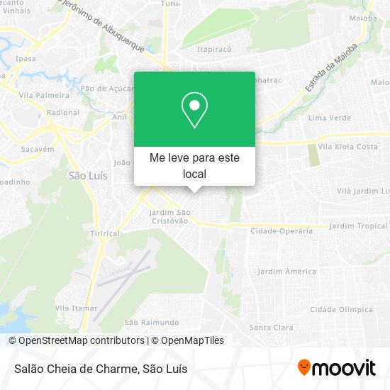 Salão Cheia de Charme mapa
