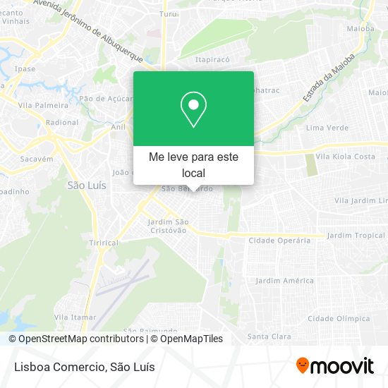 Lisboa Comercio mapa
