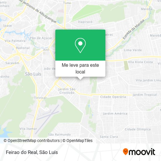 Feirao do Real mapa