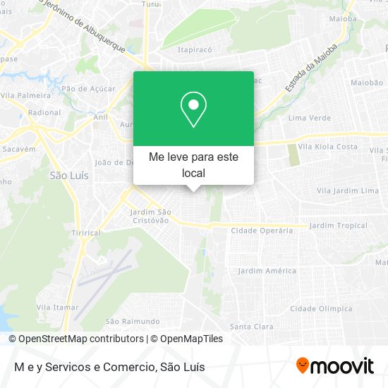 M e y Servicos e Comercio mapa