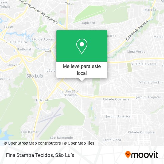 Fina Stampa Tecidos mapa