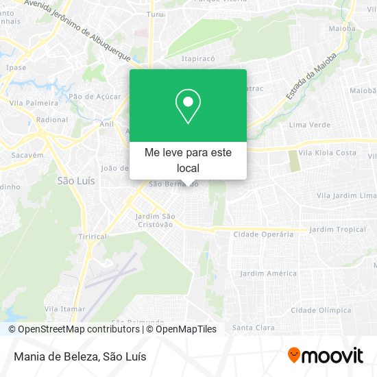 Mania de Beleza mapa