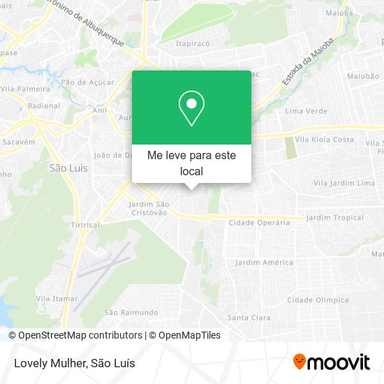 Lovely Mulher mapa