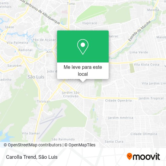 Carolla Trend mapa