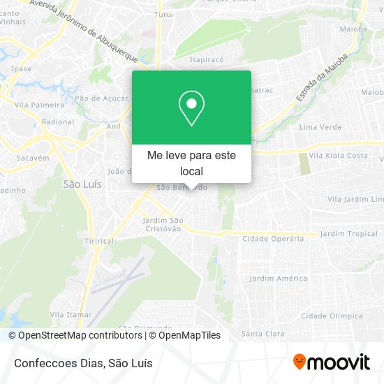 Confeccoes Dias mapa