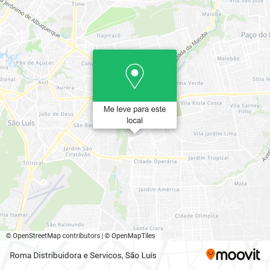 Roma Distribuidora e Servicos mapa