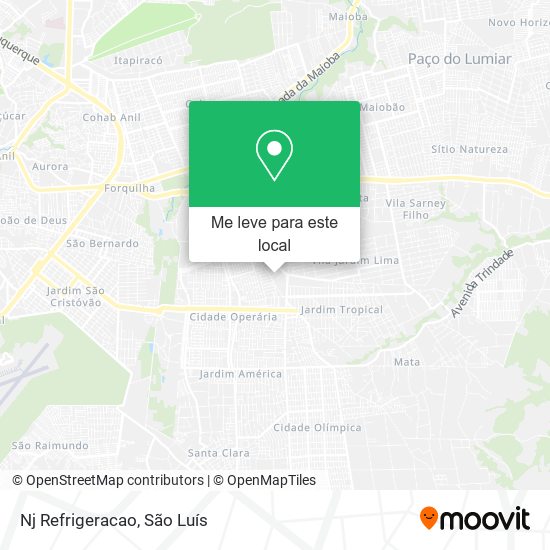Nj Refrigeracao mapa