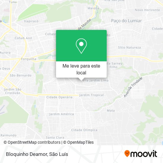 Bloquinho Deamor mapa