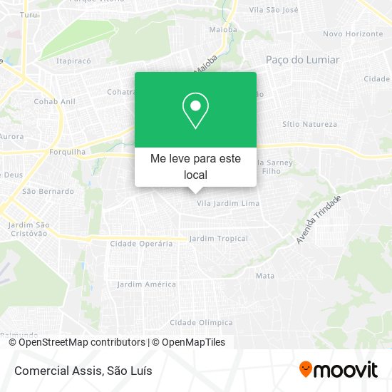 Comercial Assis mapa