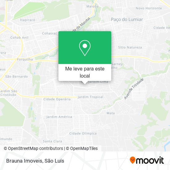 Brauna Imoveis mapa