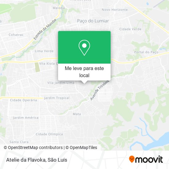 Atelie da Flavoka mapa