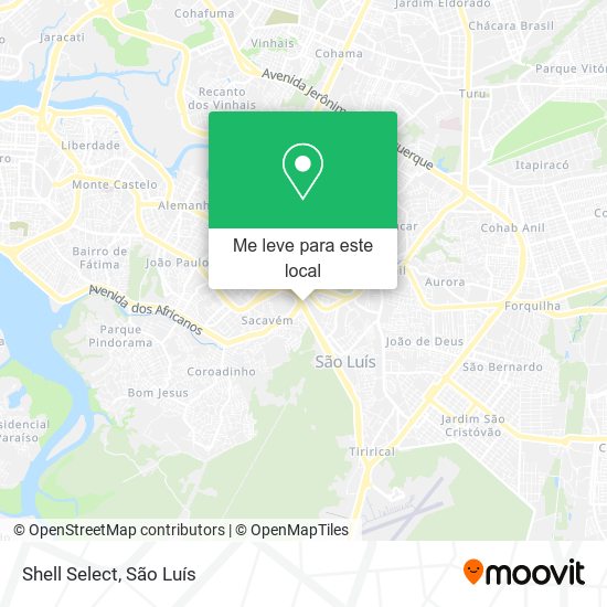 Shell Select mapa