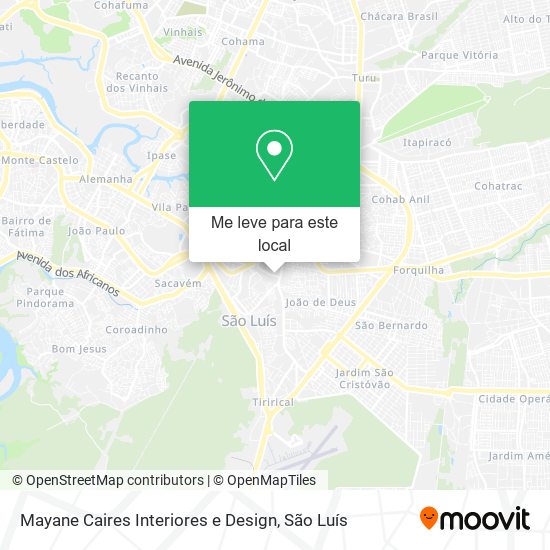 Mayane Caires Interiores e Design mapa