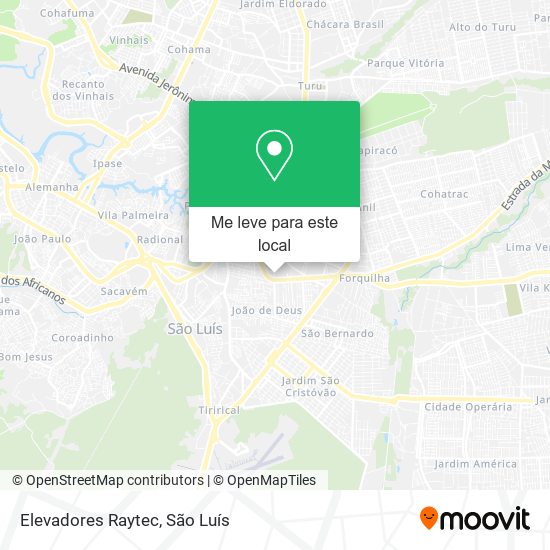 Elevadores Raytec mapa