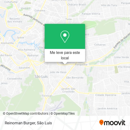 Reinoman Burger mapa