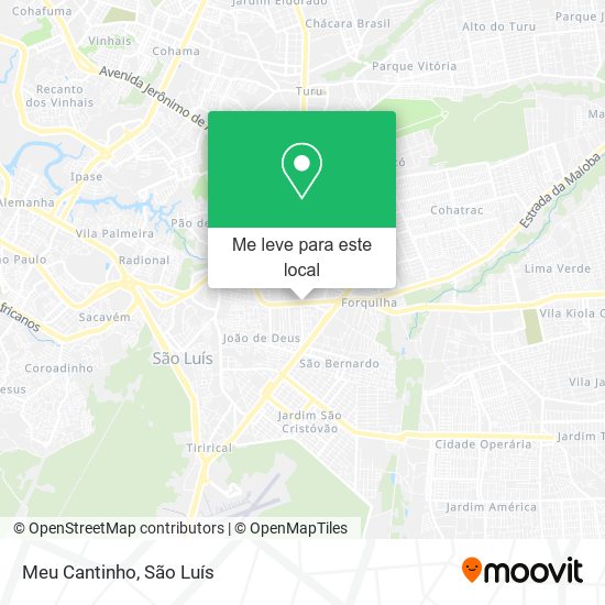 Meu Cantinho mapa