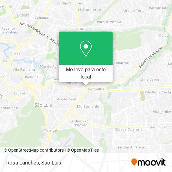 Rosa Lanches mapa