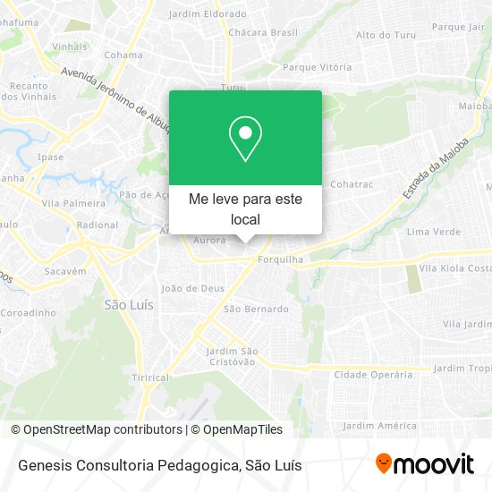 Genesis Consultoria Pedagogica mapa