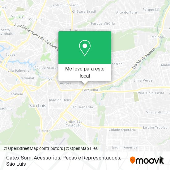 Catex Som, Acessorios, Pecas e Representacoes mapa